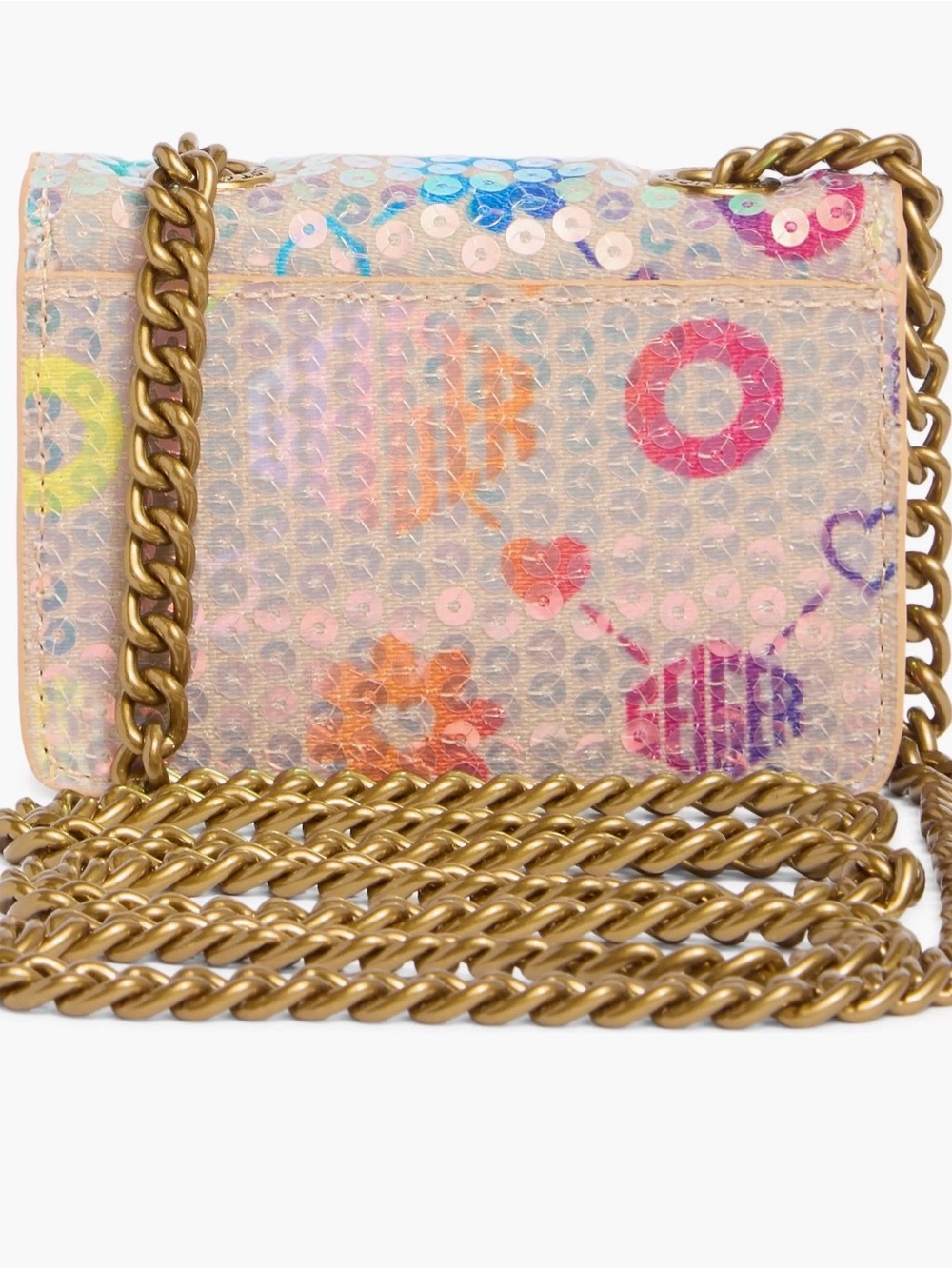 Kurt Geiger London Micro Brixton Crystal & Sequin Crossbody Bag - Picture 4 of 8